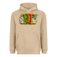 Mushroom pt physical therapist juneteenth Heavyweight Hoodie - NancyCooperArtShop