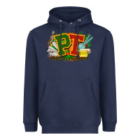 Navy pt physical therapist juneteenth Heavyweight Hoodie - NancyCooperArtShop