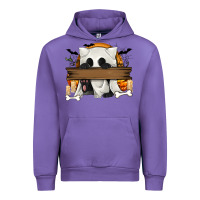 Tulip Personalized Halloween Ghost Cat Urban Hoodie - texasbilliewilder