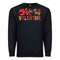 Black be my valentine Premium Sweatshirt - NancyCooperArtShop