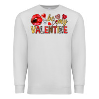 Dove Grey be my valentine Premium Sweatshirt - NancyCooperArtShop