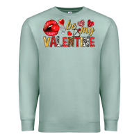 Seafoam be my valentine Premium Sweatshirt - NancyCooperArtShop