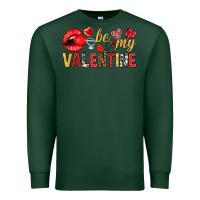 Sports Green be my valentine Premium Sweatshirt - NancyCooperArtShop