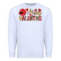 White be my valentine Premium Sweatshirt - NancyCooperArtShop