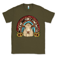 Army Green charolais  rainbow Classic Tee - JahusDesignShop