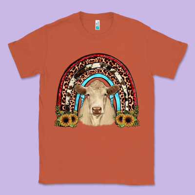 Charolais  Rainbow Classic Tee Designed By Jahusdesignshop