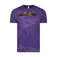 Cloud Purple brown moustache fa element Vintage Tee - FaDigitalArtStudio