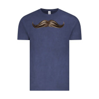 Vintage Denim brown moustache fa element Vintage Tee - FaDigitalArtStudio