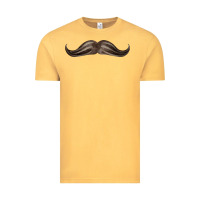 Vintage Mustard brown moustache fa element Vintage Tee - FaDigitalArtStudio