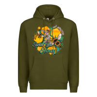 Army Green sweet like honey Premium Hoodie - Artiststas