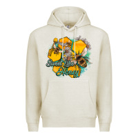 Oatmeal Heather sweet like honey Premium Hoodie - Artiststas