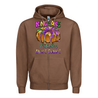 Chestnut mardi gras king cage calories don't count Zipper Hoodie - BarkalooDesign
