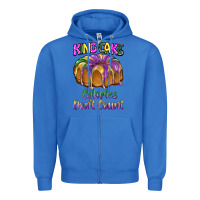 True Royal mardi gras king cage calories don't count Zipper Hoodie - BarkalooDesign