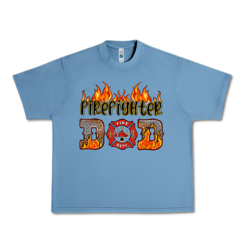 Firefighter Dad Urban Heavy Tee by HRA Design Shop | Teevron