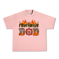 Salmon firefighter dad Urban Heavy Tee - HRA Design Shop