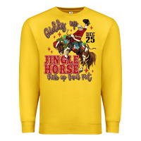 Lemon giddy up jingle horse pick up your feet Premium Sweatshirt - MaliasSmallBusiness