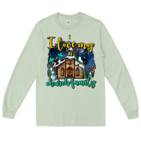 Matcha Christmas church and snow   ı love my church family Long Sleeve Tee - AdoDesignShop
