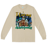 Mushroom Christmas church and snow   ı love my church family Long Sleeve Tee - AdoDesignShop