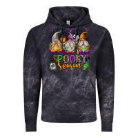 Cloud Black Spooky Season Gnomes Vintage Hoodie - texasbilliewilder