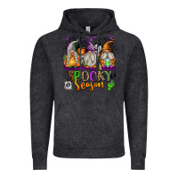 Vintage Black Spooky Season Gnomes Vintage Hoodie - texasbilliewilder