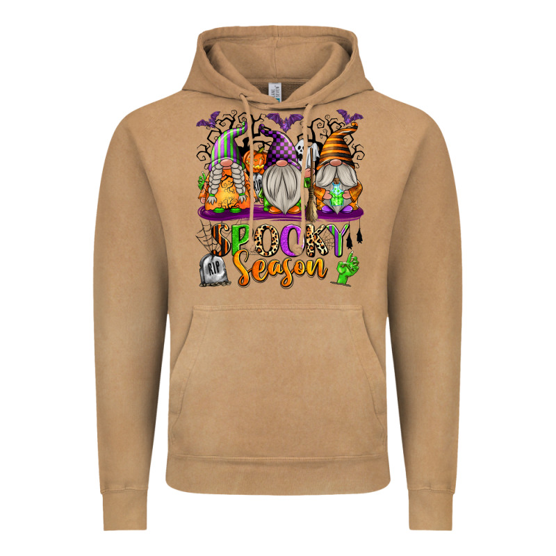Spooky Season Gnomes Vintage Hoodie by texasbilliewilder | Teevron