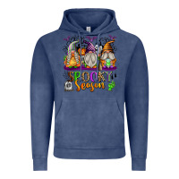 Vintage Denim Spooky Season Gnomes Vintage Hoodie - texasbilliewilder