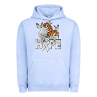 Pigment Grape Ice hope white ribbon lung cancer nails Urban Hoodie - NancyCooperArtShop