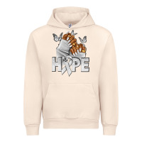 Sandshell hope white ribbon lung cancer nails Urban Hoodie - NancyCooperArtShop