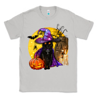 Moon Dust black witch cat coffin and moon Classic Tee - BundleAndBundleShop