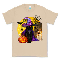 Mushroom black witch cat coffin and moon Classic Tee - BundleAndBundleShop