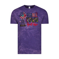Cloud Purple small town gail usa Vintage Tee - CowhideDigitalArt