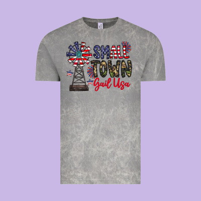 Small Town Gail Usa Vintage Tee Designed By Cowhidedigitalart