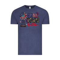 Vintage Denim small town gail usa Vintage Tee - CowhideDigitalArt