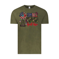 Vintage Olive small town gail usa Vintage Tee - CowhideDigitalArt