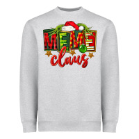 Heather Grey Christmas meme claus Heavyweight Sweatshirt - FaDigitalArtStudio