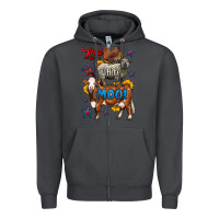 Smoke red white moo farm animals 4th of july Zipper Hoodie - LillyAllenDesigns