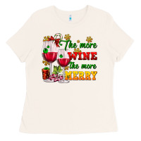 Bone The more wine the more merry Ladies Tee - AdoDesignShop