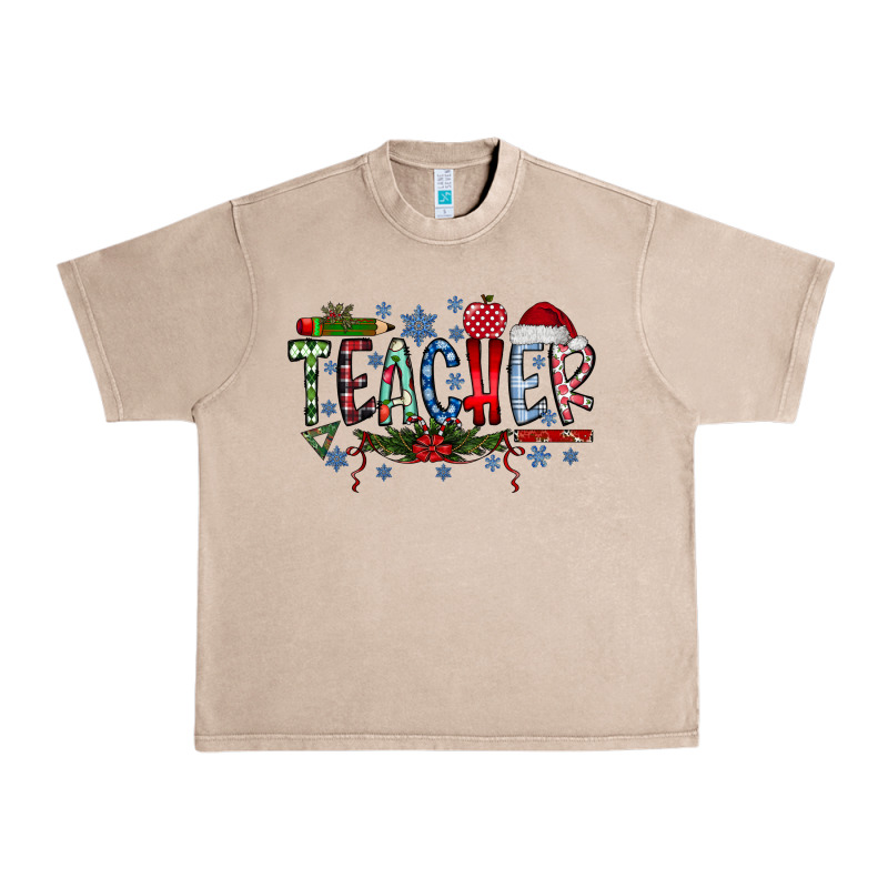 Teacher Christmas Urban Heavy Tee by RacoonDesign | Teevron