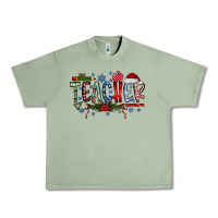 Oil Green teacher christmas Urban Heavy Tee - RacoonDesign