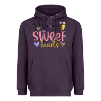 Plum my bus full of sweet hearts Heavyweight Hoodie - MaliasSmallBusiness