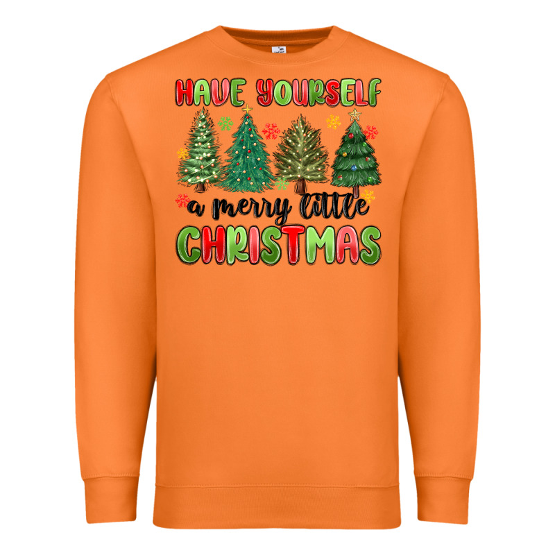 Have Yourself A Merry Little Christmas Premium Sweatshirt by MaliasSmallBusiness | Teevron