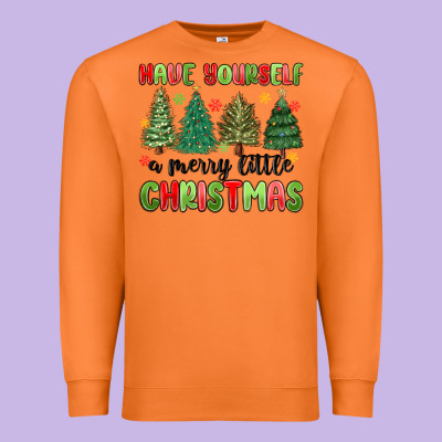 Have Yourself A Merry Little Christmas Premium Sweatshirt Designed By Maliassmallbusiness