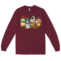 Burgundy heifers coffee cups Long Sleeve Tee - Jasminsmagicworld