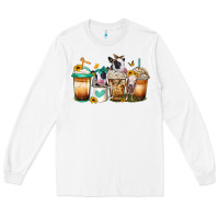 White heifers coffee cups Long Sleeve Tee - Jasminsmagicworld