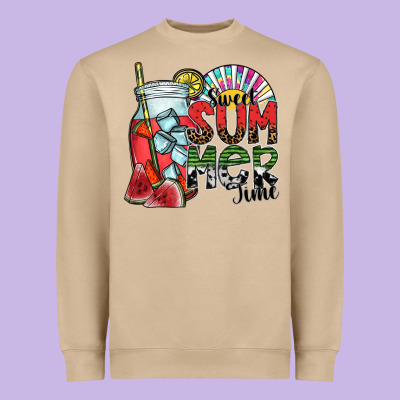 Sweet Summer Time Heavyweight Sweatshirt Designed By Sublimationcraftshop