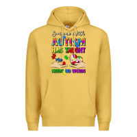 Someone With Autism Has Taught Me Love Needs No Wo Premium Hoodie | Teevron