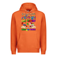 Carrot someone with autism has taught me love needs no wo Premium Hoodie - Artiststas
