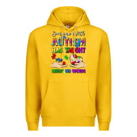 Lemon someone with autism has taught me love needs no wo Premium Hoodie - Artiststas