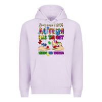 Lilac someone with autism has taught me love needs no wo Premium Hoodie - Artiststas