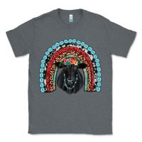 Charcoal Heather black angus  rainbow Classic Tee - JahusDesignShop
